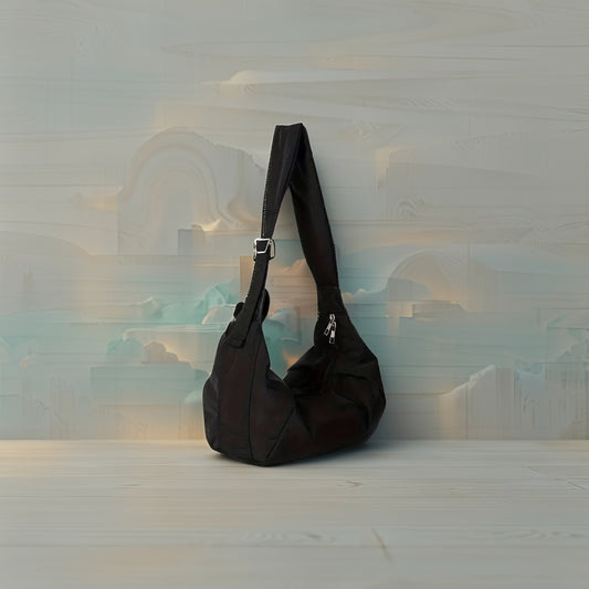 Black Sling Shoulder Bag – Lightweight & Stylish